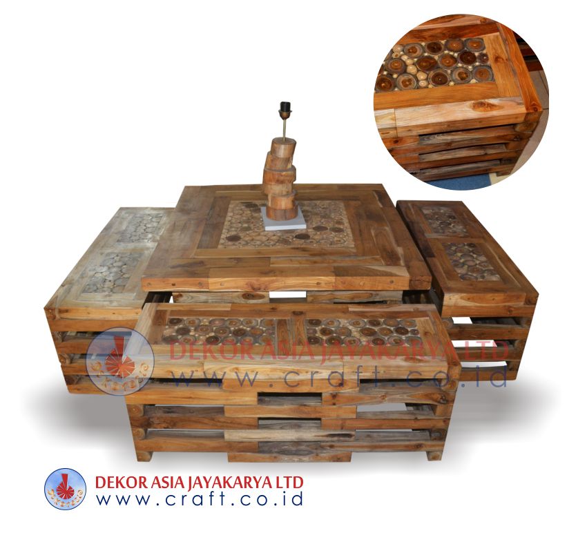 Wooden Furniture Set, RECYCLE WOOD FURNITURE Wood Set Teak Root Furniture | Teak Root Wood Furniture